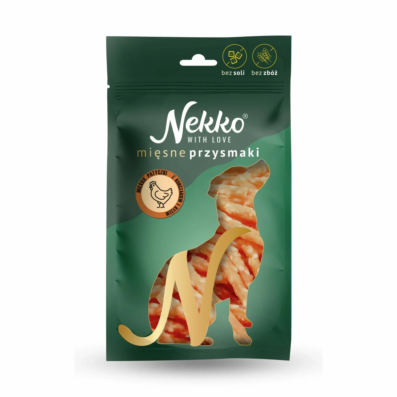 NEKKO Patyczki kurczak z ryżem miękkie 80g