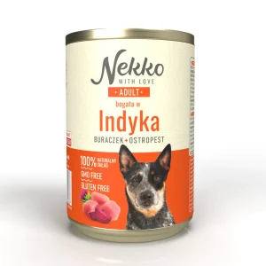 NEKKO pies Adult Indyk, Burak, Ostropest 400g