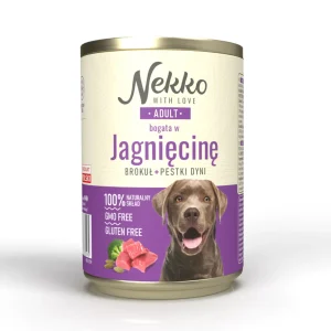 NEKKO pies Adult Jagnięcina, brokuł, pestki dyni 400g