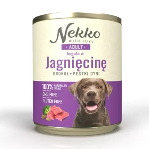 NEKKO pies Adult Jagnięcina, brokuł, pestki dyni 800g