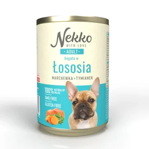 NEKKO pies Adult Łosoś, marchewka, tymianek 400g