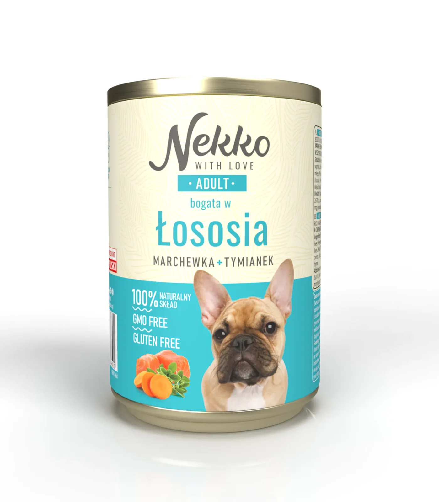 NEKKO pies Adult Łosoś, marchewka, tymianek 400g