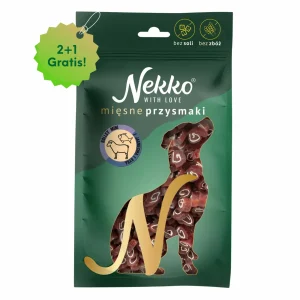 NEKKO Rollsy MINI jagnięcina i ryba Przysmak Dla Psa 2x80g + 80g Gratis
