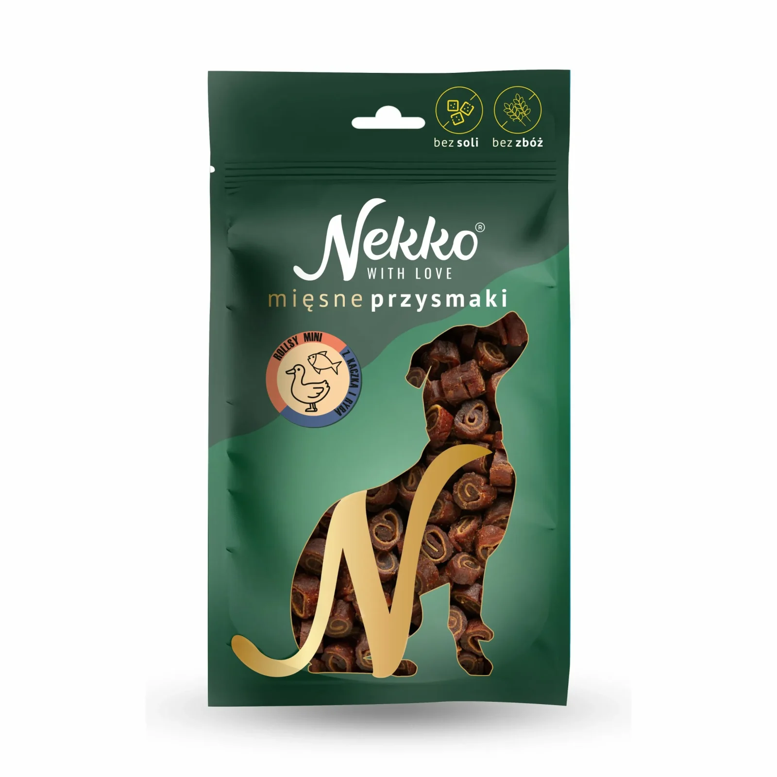 NEKKO Rollsy MINI kaczka i ryba 1cm 80g