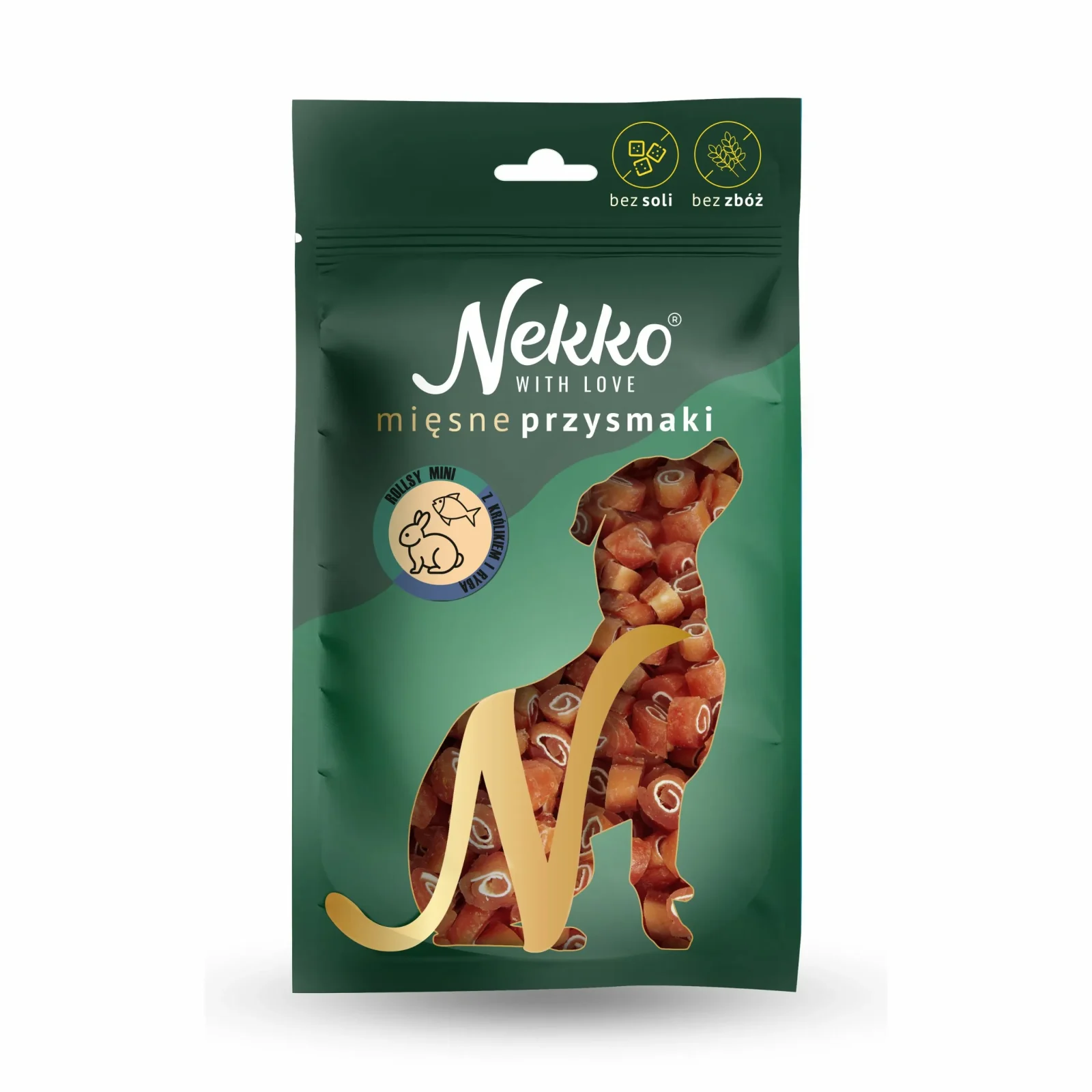 NEKKO Rollsy MINI królik i ryba 1cm 80g