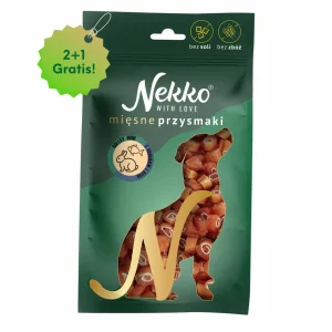 NEKKO Rollsy MINI królik i ryba Przysmak Dla Psa 2x80g + 80g Gratis