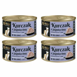 NEKKO SUPREME Adult Kurczak z Jagnięcina w bulionie 4x80g