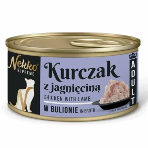 NEKKO SUPREME Adult Kurczak z Jagnięcina w bulionie 80g