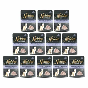 NEKKO SUPREME Adult Kurczak z Jagnięciną w sosie 12x70g