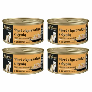 NEKKO SUPREME Adult Pierś z Kurczaka z Dynią w galaretce 4x80g