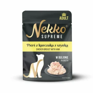 NEKKO SUPREME Adult Pierś z Kurczaka z Szynką w bulionie 70g