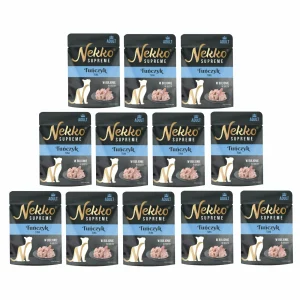 NEKKO SUPREME Adult Tuńczyk w bulionie 12x70g