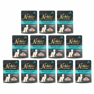 NEKKO SUPREME Adult Tuńczyk z Makrelą w galaretce 12x70g