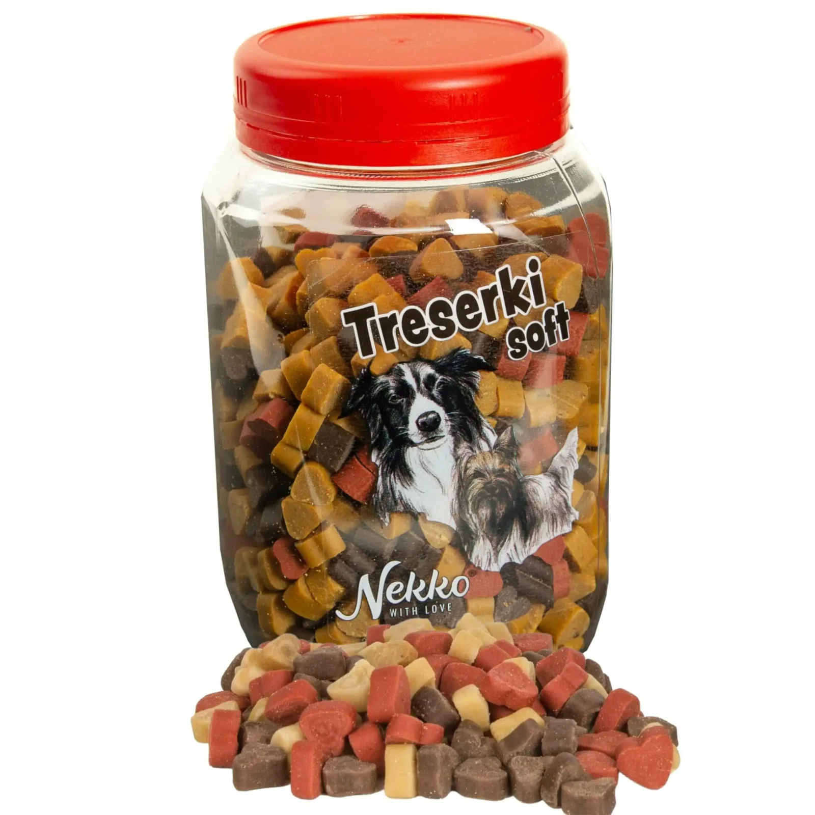 NEKKO Treserki SOFT Serduszka MINI Mix 300g