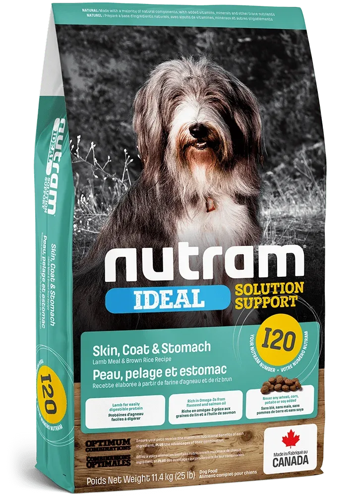 NUTRAM I20 Ideal Support Sensitive Skin, Coat Jagnięcina 2 kg Psy dorosłe