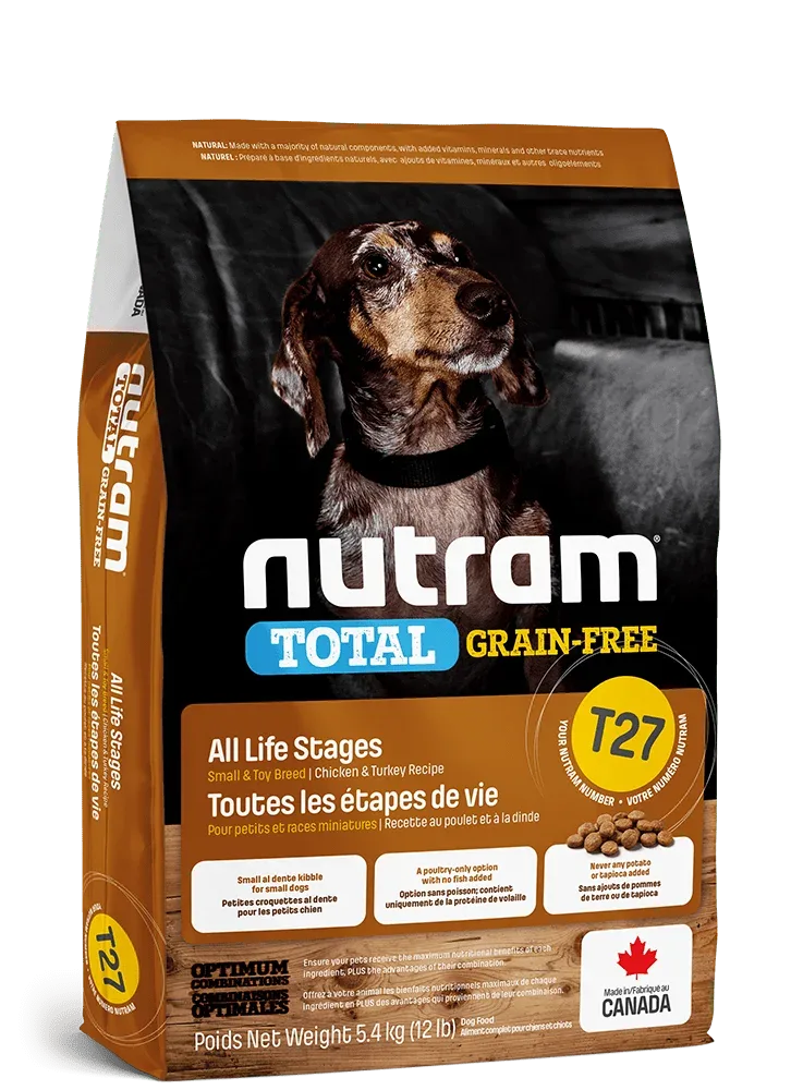 NUTRAM T27 Total Grain Free Small Breed Indyk Kurczak 2 kg Psy ras małych