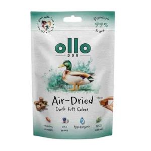 Ollo Air-Dried Duck Cubes – przysmaki z kaczki dla psa 80g