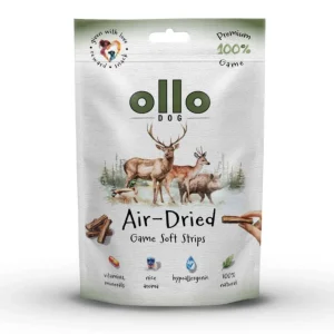 Ollo Air- Dried Game Strips- Przysmaki z Dziczyzny 80g