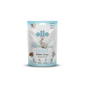 Ollo Air Dried Light Rabbit Strips Przysmaki Niskotłuszczowe dla Psów Króilk 80g