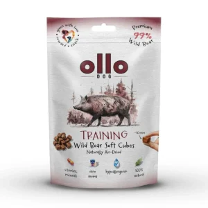 Ollo Air-Dried Training Wild Boar Cubes z Dzika 80g