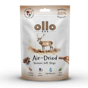 Ollo Air- Dried Venision Strips- Przysmaki z Jelenia 80g