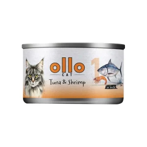 Ollo Cat nr 1 Tuńczyk z Krewetkami 70 g – mokra karma uzupełniająca dla kota