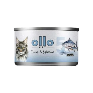 Ollo Cat nr 5 Tuńczyk z Łososiem 70 g – mokra karma uzupełniająca dla kota