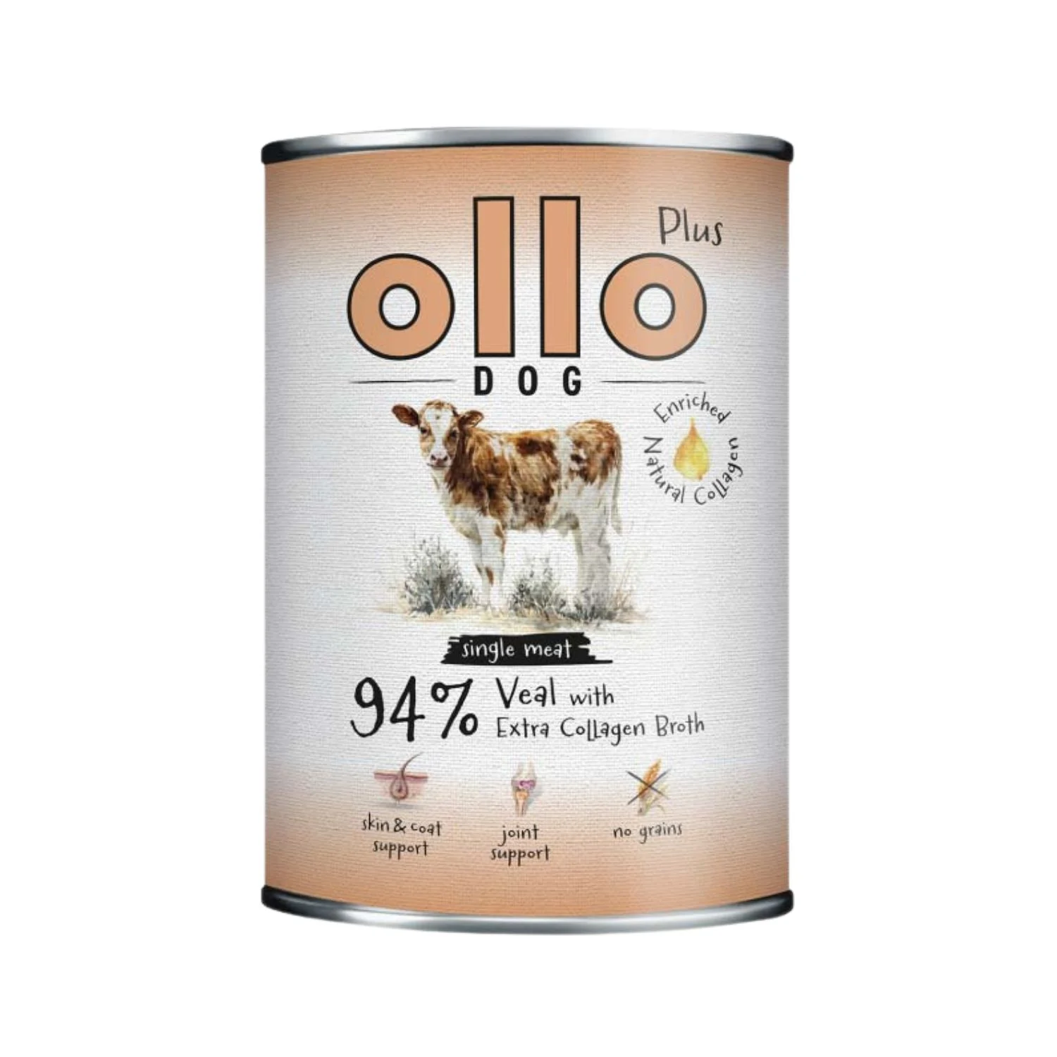 Ollo Plus Kolagen Cielęcina 400g- Karma mokra dla psa