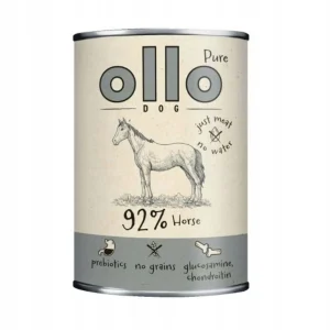 Ollo Pure Horse Konina 400 g – monobiałkowa karma mokra dla psa