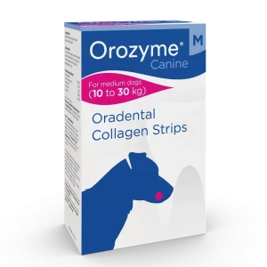 Orozyme-kolagenowe płatki czyszczące dla psa rozm M 141g