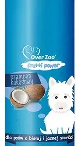 Over Zoo Frutti Power Szampon o zapachu kokosowym – psy z białą i jasną sierścią 200ml