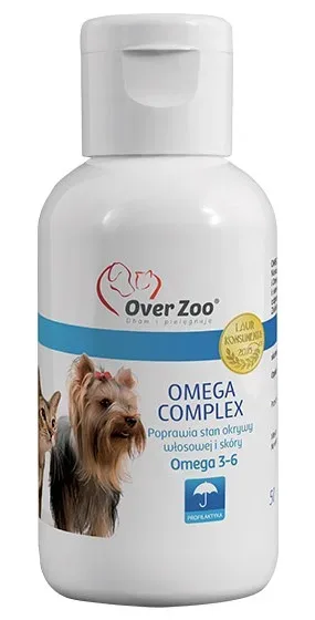 Over Zoo Omega Complex 50ml Suplement diety – poprawa sierści i skóry