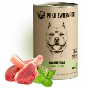 Paka Zwierzaka Jagnięcina i Jabłko z Miętą 400g