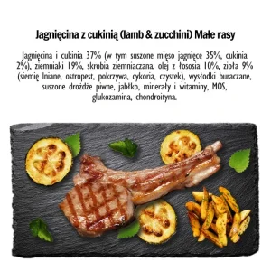 Paka Zwierzaka - Karma sucha SH Jagnięcina z cukinią "S" 1,5kg