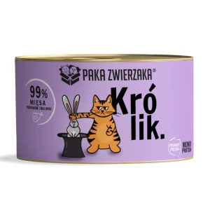 Paka Zwierzaka Mokra Karma Królik 200g