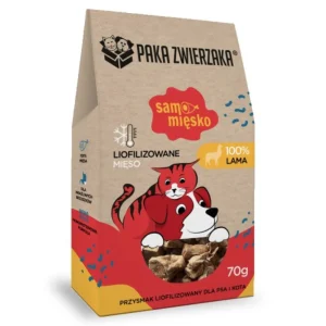 Paka Zwierzaka Samo Mięsko Liofilizowana Lama 70g