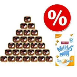 Pakiet animonda vom Feinsten Adult, 32 x 100 g + animonda Milkies Anti Hairball ► Zamów teraz ✔