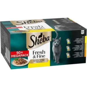 Pakiet mieszany Sheba Fresh & Fine w saszetkach, 50 x 50 g ► Zamów teraz ✔