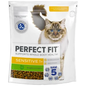 PERFECT FIT (Sensitive 1+) 750g Bogaty w indyka - sucha karma dla kota z wrażliwym układem trawiennym