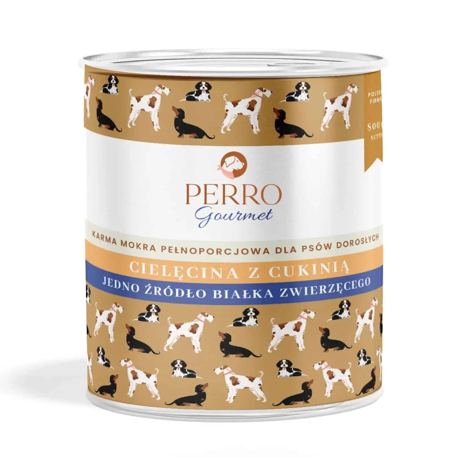 Perro Gourmet Karma Mokra Cielęcina z Cukinią - Image 2