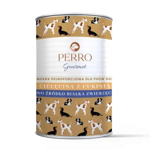Perro Gourmet Karma Mokra Cielęcina z Cukinią