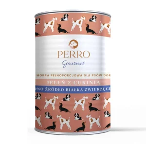 Perro Gourmet Karma Mokra Jeleń z Cukinią