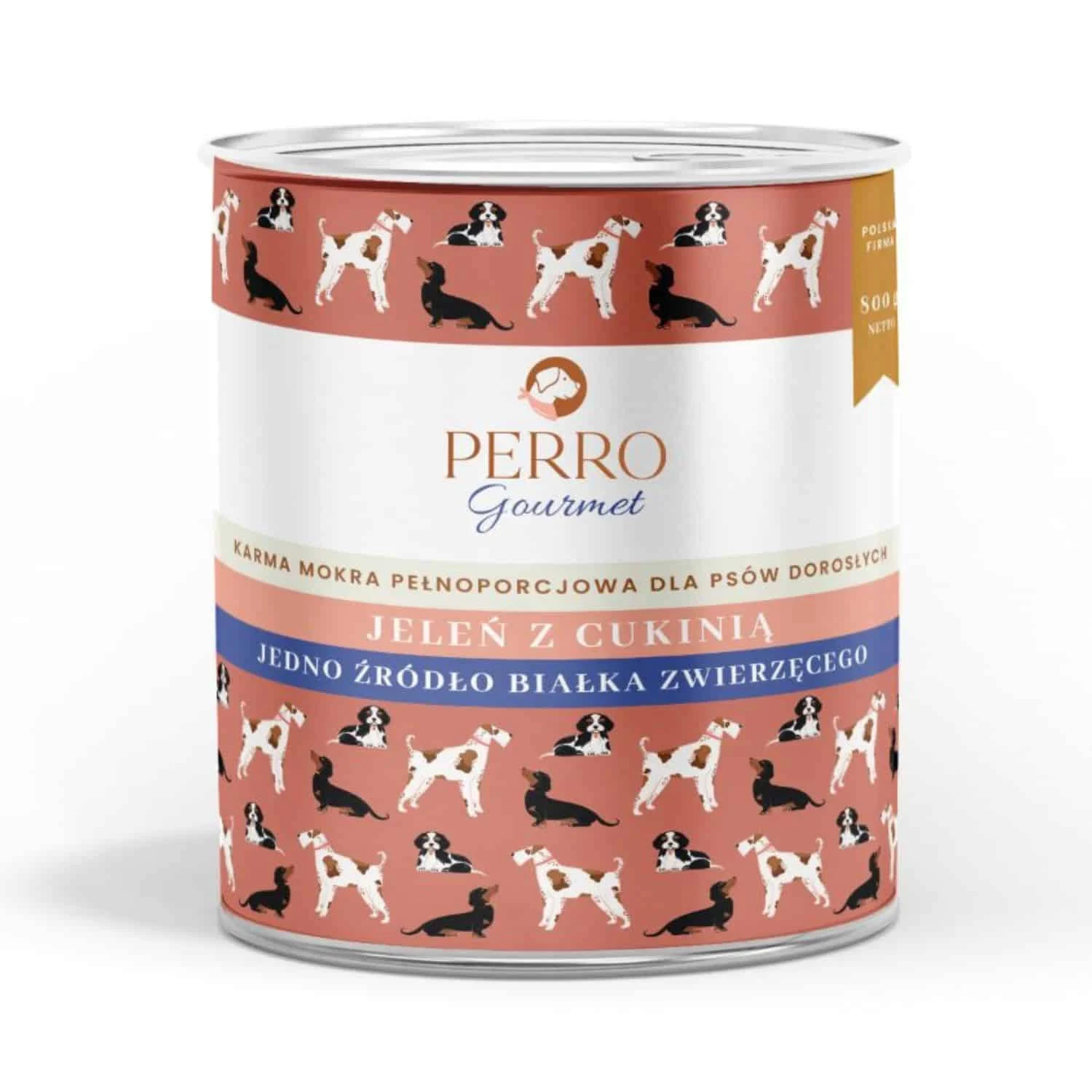 Perro Gourmet Karma Mokra Jeleń z Cukinią - Image 2