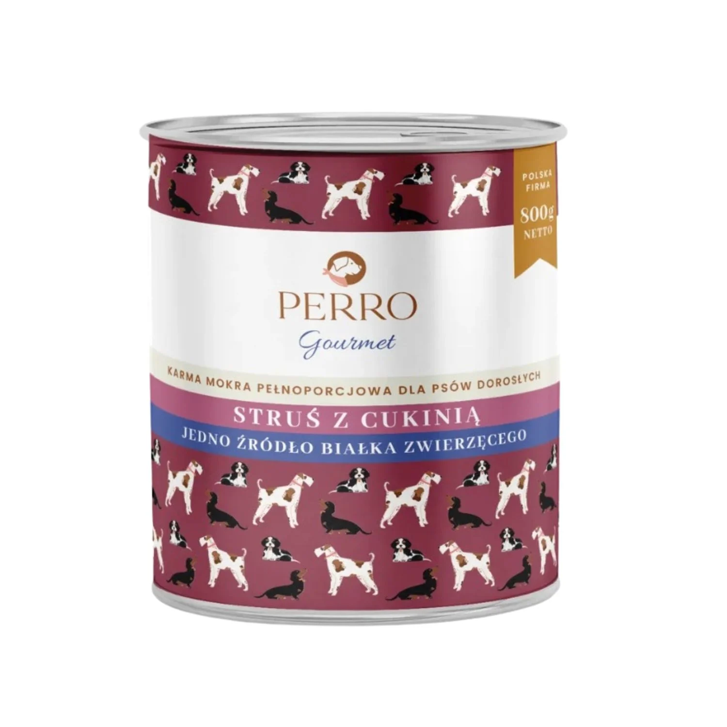 Perro Karma Mokra Gourmet Struś z Cukinią - Image 2