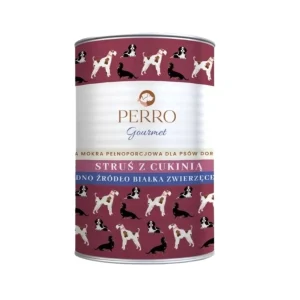 Perro Karma Mokra Gourmet Struś z Cukinią