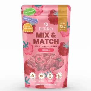 Perro MIX & MATCH Malina Przysmaki Liofilizowane 15g