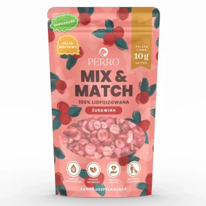 Perro MIX & MATCH Przysmaki Liofilizowane Żurawina 10g