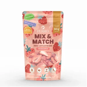 Perro Mix & Match Truskawka Przysmaki Liofilizowane 10g