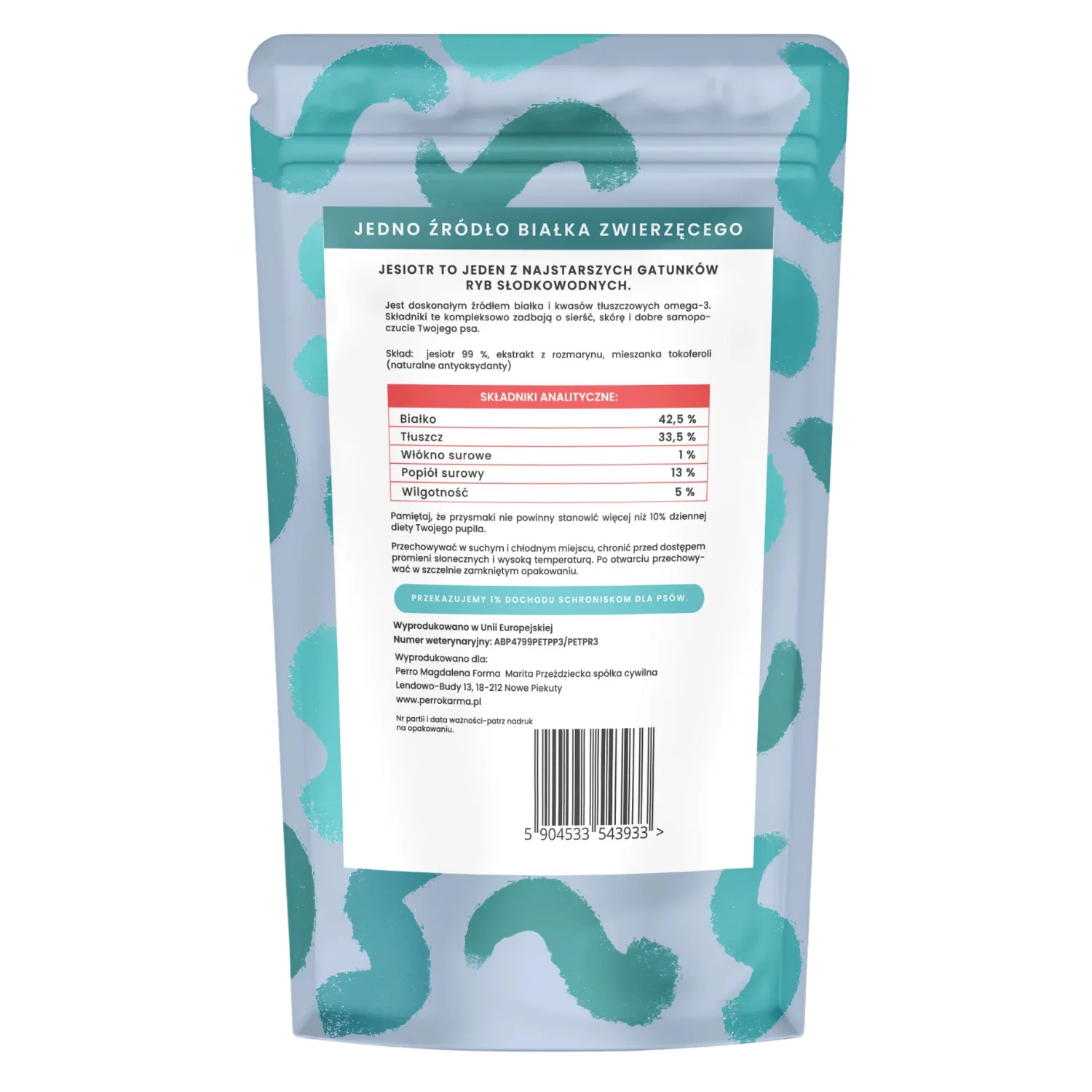 Perro Och Ach Jesiotr Przysmaki Liofilizowane 40g - Image 2