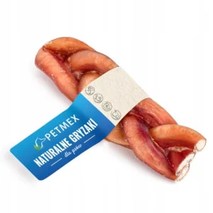 Petmex Naturalny Gryzak Penis Wołowy Warkocz 10cm